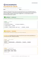 Vorschau - Arbeitsblätter - Zahlen bis 1 Million, Mathe, Klasse 4, Die Rechenprofis - Seite 1