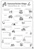 Vorschau - Arbeitsblätter - Sommerferien Bingo - Alternative zum Erzählkreis - Seite 2