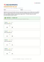 Vorschau - Arbeitsblätter - Zahlenmauern bis 100, Mathe, Klasse 2, Die Rechenprofis - Seite 1