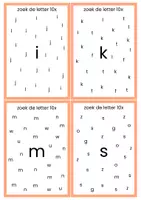 Voorbeeld - Doe-doosjes zoek de letter kern start t/m 6 - Voorblad