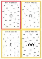Voorbeeld - Doe-doosjes zoek de letter kern start t/m 6 - Pagina 3