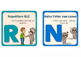 Vorschau - Fördermaterial/Inklusion - L.E.R.N.E.N. – Lernregeln als Poster für den Klassenraum - Seite 3