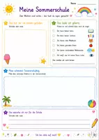 Vorschau - Arbeitsblätter - Sommerschule – Woche 2 | Komplettes Materialpaket für Klasse 2 - Seite 1
