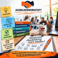 Vorschau - Unterrichtsreihen - Bewerbung & Vorstellungsgespräch Modul2 Ausbildungsberufe finden - Deckblatt