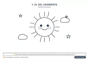 Vista previa - Hojas de trabajo - Libro de colorear - Los Planetas - Educación Infantil - página 2