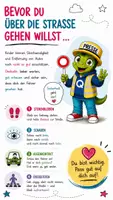 Vorschau - Bildkarten - Tipps zum sicheren Schulweg - QUAPPIZ Kindernews - Seite 2
