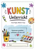 Vorschau - Arbeitsblätter - Regeln für den Kunstunterricht - Deckblatt