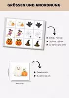 Vorschau - Spiele - Halloween Lernspiele 3er-Set | Wahrnehmungsspiele für Kita & Vorschule | Domino, Paare finden & Was fehlt? | 4–7 Jahre - Seite 3
