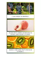 anteprima - Esercizi - La frutta - MAIUSCOLO - ALLENAMENTO LETTURA - Pagina 1