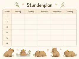 Vorschau - Präsentationen/Tafelbilder - Stundenpläne 3 - verschiedene Klassentiere - Seite 3