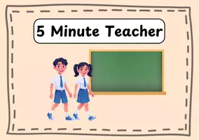 Vorschau - Merkblätter - 5 Minute Teacher/s - Karten für den Englischunterricht - Deckblatt