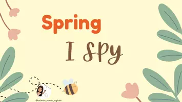 Προεπισκόπηση - Φύλλα εργασίας - Spring I Spy -Presentation + Worksheet -ESL/EFL Ages 6–8 - Σελίδα 1