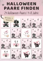 Vorschau - Spiele - Halloween Gedächtnisspiel "Paare finden" | 24 Bildpaare für Kita & Grundschule | Lernspiel 4-8 Jahre - Deckblatt