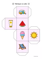 Vorschau - Spiele - Vacances d'été (Sommerferien Französisch) - Vokabelwürfel - Seite 3