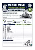 Vorschau - Arbeitsblätter - Mission Mond – Die richtige Entscheidung (Team-Challenge) - Seite 1