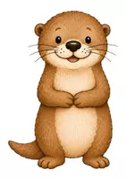 Vorschau - Poster - Geburtstagskalender Otter-Klasse | 3 Otter-Varianten & 12 Monatsballons - Seite 2