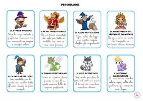 anteprima - Flashcard - La Fabbrica dei Racconti! | Kit didattico di Scrittura Creativa e Revisione - Pagina 1