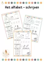 Voorbeeld - Het alfabet - schrijven - Voorblad
