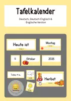Vorschau - Präsentationen/Tafelbilder - Klassenorganisation – Materialpaket | Gelb | Wachsendes Materialpaket - Seite 1