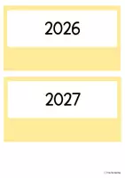 Vorschau - Präsentationen/Tafelbilder - Tafelkalender – Datum, Wochentage, Monate, Jahreszeiten & Wetter | Gelb - Seite 3