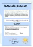 Vorschau - Präsentationen/Tafelbilder - Tafelkalender – Datum, Wochentage, Monate, Jahreszeiten & Wetter | Pastellblau - Seite 1