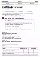 Vorschau - Arbeitsblätter - Erzähltexte Basisscreening Deutsch Klasse 7–8 - Deckblatt