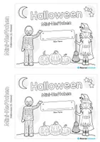Vorschau - Arbeitsblätter - Mini-Heftchen: Halloween - 2. Klasse (25 Arbeitsblätter) - Seite 1