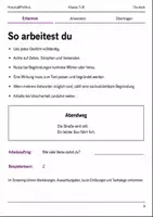 Vorschau - Arbeitsblätter - Gedichte Form und Wirkung Klasse 7–8 - Seite 1