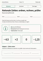 Vorschau - Arbeitsblätter - Mathe Basisscreenings Klasse 7–8 5er-Bundle - Seite 1
