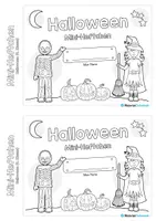Vorschau - Arbeitsblätter - Mini-Heftchen: Halloween - 4. Klasse (25 Arbeitsblätter) - Seite 1