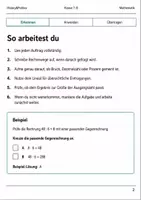 Vorschau - Arbeitsblätter - Brüche Dezimalzahlen Prozente Basisscreening Klasse 7–8 - Seite 1