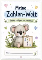 Vorschau - Arbeitsblätter - Zahlenzerlegungen_1.Klasse - Deckblatt