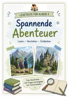 Vorschau - Arbeitsblätter - Materialpaket: vier spannende Lesegeschichten für Klasse 5 - Lesetexte mit Verständnisfragen, und Lösungen - Seite 1