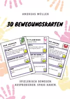 Vorschau - Arbeitsblätter - 30 Bewegungskarten für Kindergarten und Grundschule - Deckblatt