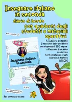 anteprima - Materiale di supporto/inclusione - Insegnare italiano in seconda - diario di bordo - Pagina di copertina