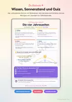 Vorschau - Poster - Lernplakat: Die vier Jahreszeiten – Jahreskreis, Sonnenstand & Mini-Quiz - Seite 3