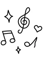 Vorschau - Mal- und Bastelvorlagen - Ausmalbilder Musik - Seite 3
