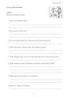 Vorschau - Stundenentwürfe - Stundenverlauf und AB zum Thema Corona und Geschichte - Deckblatt