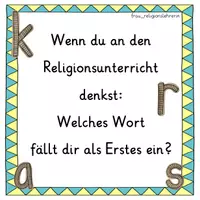 Vorschau - Aufgabenkarten - Religion: Gesprächsanlässe Schulstart (Klasse 3/4) - Seite 3