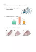 Vorschau - Arbeitsblätter - Geometrie - Oberfläche von Prismen (Lernzeit 20) - Seite 1