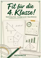 Vorschau - Arbeitsblätter - Fit für die 4. Klasse Mittelschule – Mathematik-Wiederholungscheck mit Abschlusstest & Lösungen - Deckblatt