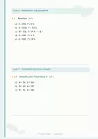 Vorschau - Arbeitsblätter - Fit für die 4. Klasse Mittelschule – Mathematik-Wiederholungscheck mit Abschlusstest & Lösungen - Seite 2
