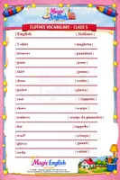 anteprima - Esercizi - CLOTHES - REVIEW per la CLASSE 5 - Pagina 1