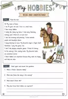Vorschau - Arbeitsblätter - My Hobbies - Englischeinheit Klasse 3-4 - Seite 3