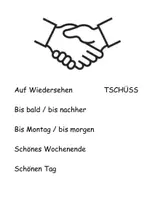 Aperçu - Affichage - AFFICHAGE PORTE Au revoir différents en allemand - Page 3