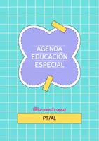Vista previa - Refuerzo / NEE / Materiales de apoyo - Agenda Educación Especial de @lamaestrapaz - Portada