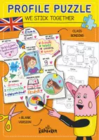 Vorschau - Mal- und Bastelvorlagen - Profile Puzzle 🧩🖍️kreative Steckbriefe für den Englischunterricht | Schulanfang & kennenlernen - Deckblatt