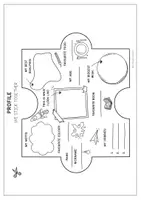 Vorschau - Mal- und Bastelvorlagen - Profile Puzzle 🧩🖍️kreative Steckbriefe für den Englischunterricht | Schulanfang & kennenlernen - Seite 2