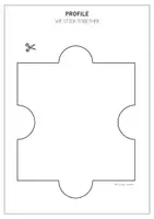 Vorschau - Mal- und Bastelvorlagen - Profile Puzzle 🧩🖍️kreative Steckbriefe für den Englischunterricht | Schulanfang & kennenlernen - Seite 3