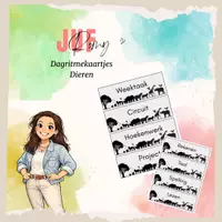 Voorbeeld - Dagritmekaartjes dieren - Voorblad